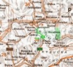 Mapa okolia Oščadnice